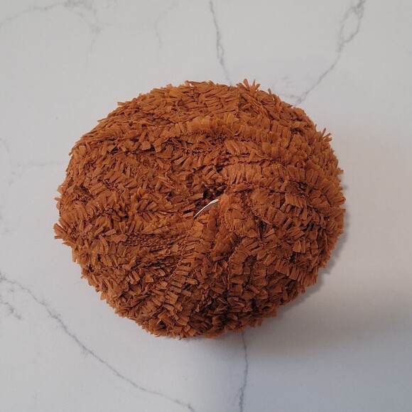 1 Ball Katia Drac Yarn Nylon Orange Rust 25g 122 yds  Fluffy Fuzzy DISC - Picture 6 of 6